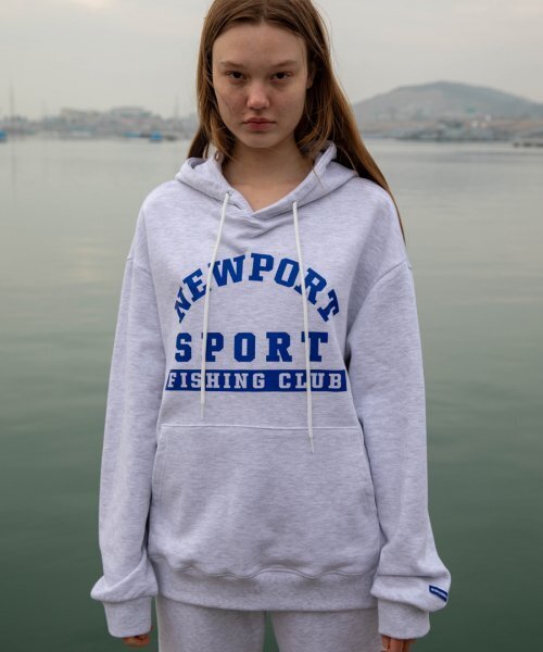 STAFF ONLY(スタッフオンリー)の「NEWPORT HOODIE (MELANGE WHITE)(パーカー・メンズ・その他・M/L)」の1枚目の写真