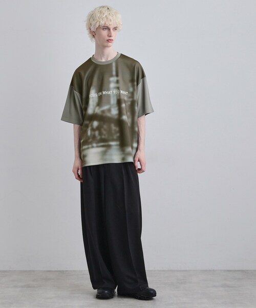 tk.TAKEO KIKUCHI（ティーケータケオキクチ）の「昇華転写ポンチカットソー（Tシャツ/カットソー・メンズ・ホワイト/グレー/ブラック・04/03/02）」の16枚目の写真