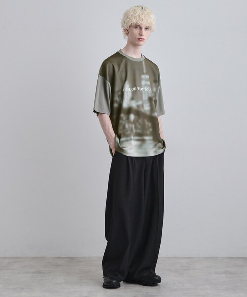 tk.TAKEO KIKUCHI（ティーケータケオキクチ）の「昇華転写ポンチカットソー（Tシャツ/カットソー・メンズ・ホワイト/グレー/ブラック・04/03/02）」の17枚目の写真