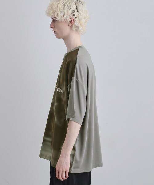 tk.TAKEO KIKUCHI（ティーケータケオキクチ）の「昇華転写ポンチカットソー（Tシャツ/カットソー・メンズ・ホワイト/グレー/ブラック・04/03/02）」の9枚目の写真