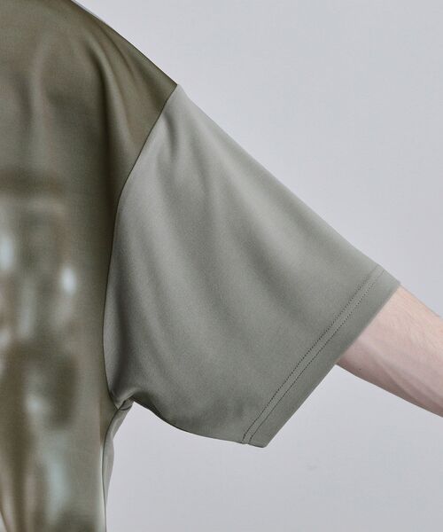 tk.TAKEO KIKUCHI（ティーケータケオキクチ）の「昇華転写ポンチカットソー（Tシャツ/カットソー・メンズ・ホワイト/グレー/ブラック・04/03/02）」の5枚目の写真