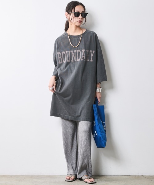 CHIC STYLE（シックスタイル）の「スパンテレコスリムパンツ＜大きいサイズ有＞シックスタイル（その他パンツ・レディース・ブラック/杢グレー・M/L/LL/3L/4L/5L）」の4枚目の写真