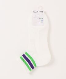 Right-on | 【BASIC SOCKS】ラインリブクウォーターソックス(ソックス/靴下)