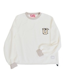 msw1850-Balloon Sleeve Wappen Sw スウェット(efsal-17)