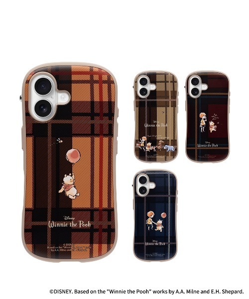 Disney(ディズニー)の「iPhone 17/16/15/14/13専用 ディズニーキャラクター iFace First Class Cafe MagSynq Magsafe対応 ケース くまのプーさん (プー/チェック)(スマホケース/カバー・レディース・ネイビー/オレンジ/レッド/ベージュ・iPhone 16/iPhone 13/14/15/iPhone 17)」の4枚目の写真
