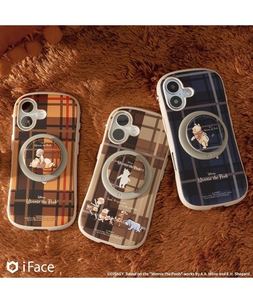 Disney(ディズニー)の「iPhone 17/16/15/14/13専用 ディズニーキャラクター iFace First Class Cafe MagSynq Magsafe対応 ケース くまのプーさん (プー/チェック)(スマホケース/カバー・レディース・ネイビー/オレンジ/レッド/ベージュ・iPhone 16/iPhone 13/14/15/iPhone 17)」の19枚目の写真