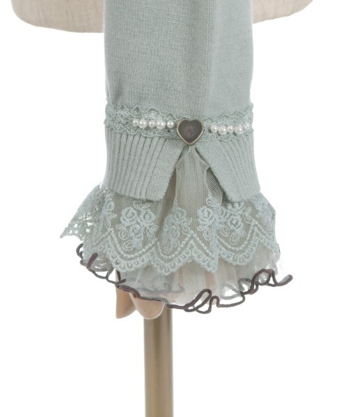 axes femme（アクシーズファム）の「ハート釦バイカラーニットプルオーバー（ニット/セーター・レディース・ピンク/ミント/キナリ・FREE）」の17枚目の写真