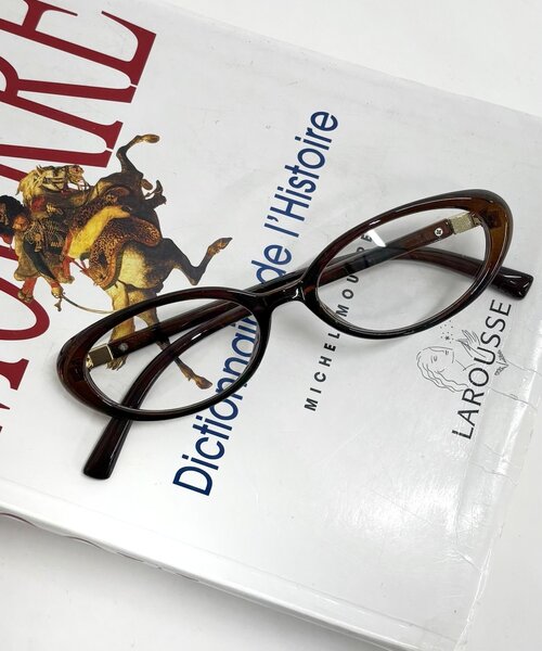 WHO'S WHO gallery(フーズフーギャラリー)の「オーバルグラス(メガネ・レディース・ブラック/ブラウン・FREE)」の2枚目の写真