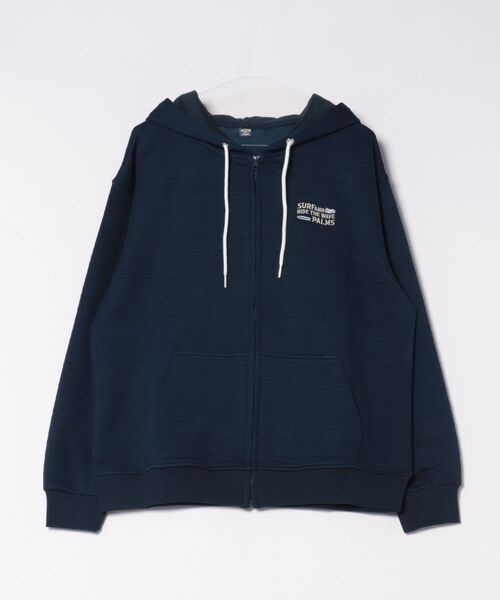 Kahiko(カヒコ)の「【Kahiko】SURF&Palms ジェイMEN'Sジップアップパーカー(パーカー・メンズ・ホワイト/ベージュ/ネイビー/グレー/グリーン・FREE)」の5枚目の写真