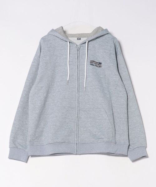Kahiko(カヒコ)の「【Kahiko】SURF&Palms ジェイMEN'Sジップアップパーカー(パーカー・メンズ・ホワイト/ベージュ/ネイビー/グレー/グリーン・FREE)」の1枚目の写真