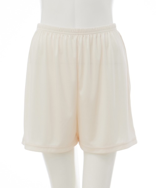 Honeys（ハニーズ）の「【吸水速乾・抗菌防臭・静電気軽減】インナーショートパンツ（インナーウェア/肌着・レディース・ベージュ/アイボリー/ブラック・L/M/S）」の6枚目の写真