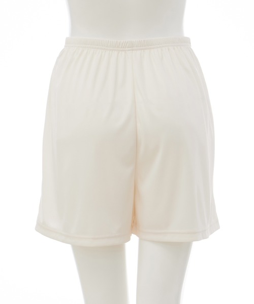 Honeys（ハニーズ）の「【吸水速乾・抗菌防臭・静電気軽減】インナーショートパンツ（インナーウェア/肌着・レディース・ベージュ/アイボリー/ブラック・L/M/S）」の7枚目の写真