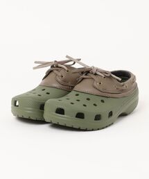 crocs(�N���b�N�X)��crocs �N���b�N�X CLASSIC ISLANDER �N���V�b�N �A�C�����h 212022-38V ARMYGREEN/WAL(�T���_��)