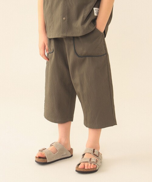 BEAMS mini（ビームスミニ）の「水陸両用パンツ 2026SS（90～140cm）（その他パンツ・キッズ・サックスブルー/オリーブ・100/140/130/120/110/90）」の3枚目の写真