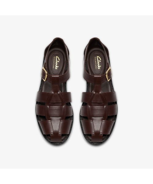 Clarks（クラークス）の「Hana Sun / ハナサン (ダークブラウンレザー)（サンダル・レディース・ダークブラウン・UK3.5/UK4/UK4.5/UK5/UK5.5/UK6/UK3）」の6枚目の写真