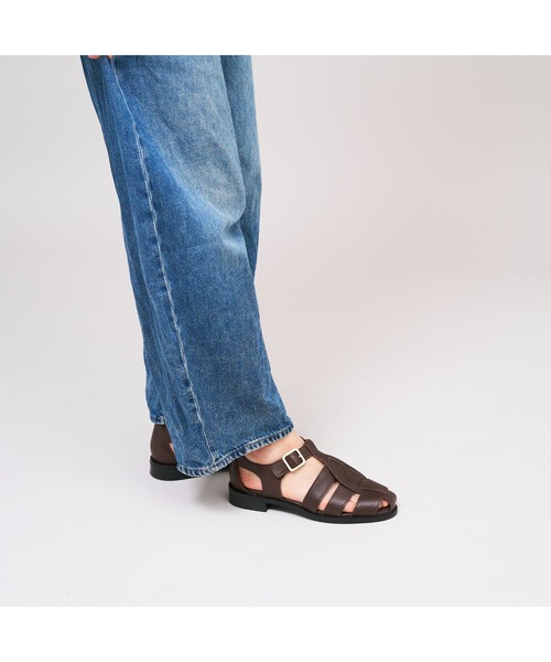 Clarks（クラークス）の「Hana Sun / ハナサン (ダークブラウンレザー)（サンダル・レディース・ダークブラウン・UK3.5/UK4/UK4.5/UK5/UK5.5/UK6/UK3）」の17枚目の写真