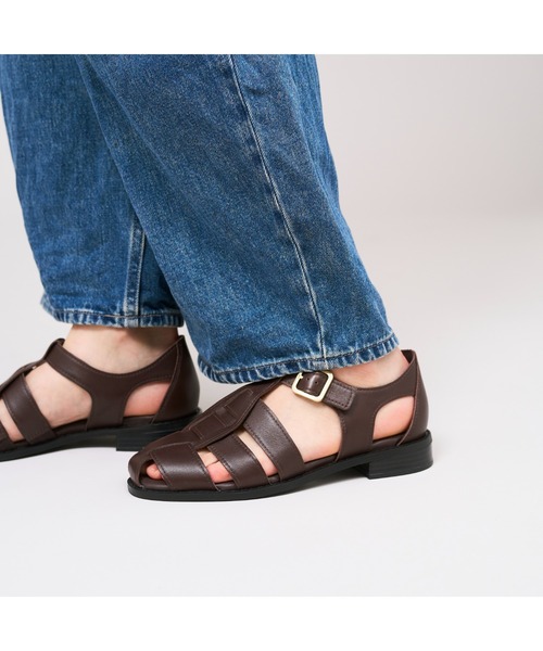 Clarks（クラークス）の「Hana Sun / ハナサン (ダークブラウンレザー)（サンダル・レディース・ダークブラウン・UK3.5/UK4/UK4.5/UK5/UK5.5/UK6/UK3）」の19枚目の写真