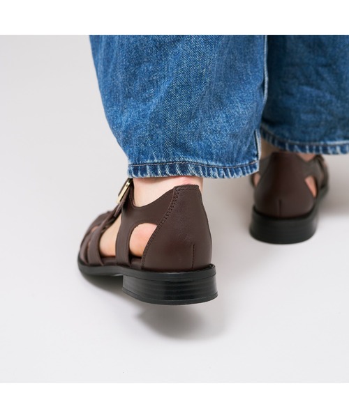 Clarks（クラークス）の「Hana Sun / ハナサン (ダークブラウンレザー)（サンダル・レディース・ダークブラウン・UK3.5/UK4/UK4.5/UK5/UK5.5/UK6/UK3）」の20枚目の写真