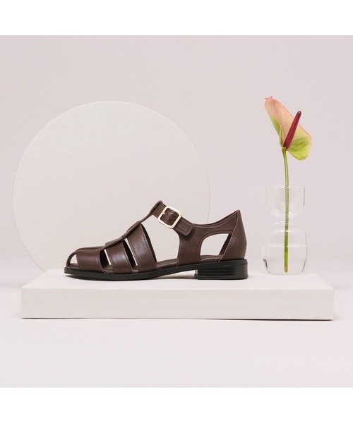 Clarks（クラークス）の「Hana Sun / ハナサン (ダークブラウンレザー)（サンダル・レディース・ダークブラウン・UK3.5/UK4/UK4.5/UK5/UK5.5/UK6/UK3）」の21枚目の写真