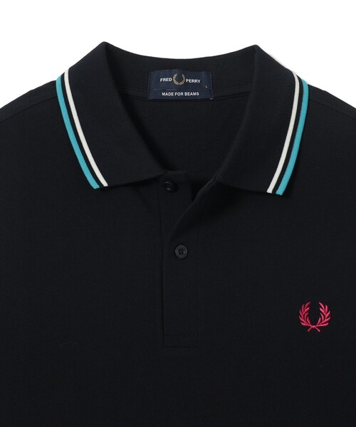 FRED PERRY(フレッドペリー)の「【別注】FRED PERRY / M3600 Tipped Polo Shirt(ポロシャツ・メンズ・ネイビー/ブラック・S/M/L/XL)」の5枚目の写真