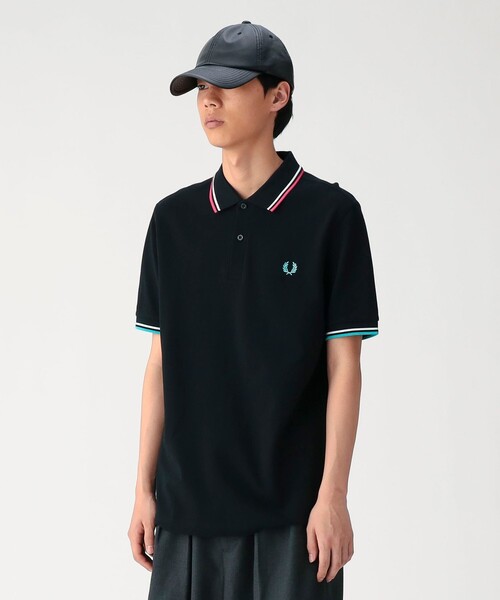 FRED PERRY(フレッドペリー)の「【別注】FRED PERRY / M3600 Tipped Polo Shirt(ポロシャツ・メンズ・ネイビー/ブラック・S/M/L/XL)」の14枚目の写真