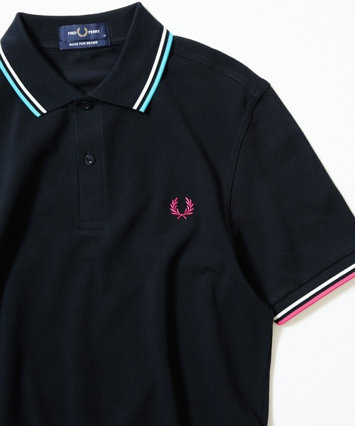 FRED PERRY(フレッドペリー)の「【別注】FRED PERRY / M3600 Tipped Polo Shirt(ポロシャツ・メンズ・ネイビー/ブラック・S/M/L/XL)」の16枚目の写真