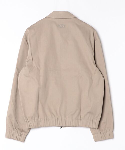 Maison Kitsune(メゾンキツネ)の「ELASTICATED ZIPPED BLOUSON(ブルゾン・メンズ・グレイッシュベージュ・XS/S)」の8枚目の写真