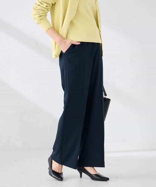 a.v.v（アーヴェヴェ）の「［支持率NO.1/イージーケア/ストレッチ］スッキリ見えストレートパンツ（その他パンツ・レディース・ライトグレー/ネイビー/ライトピンク/アイボリー/ブラック・36/38/42/40/34）」の5枚目の写真