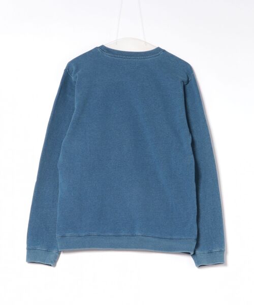 BANKS（バンクス）の「CREW / BANKS JOURNAL(バンクスジャーナル)スタンダードシルエットプリント長袖クルーネックスウェットトレーナ（スウェット・メンズ・インディゴブルー・MEDIUM/LARGE/X-LARGE）」の2枚目の写真