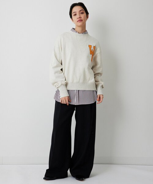 Whim Gazette（ウィムガゼット）の「リネンライクワイドパンツ（その他パンツ・レディース・ブラック/ベージュ・38/36）」の19枚目の写真