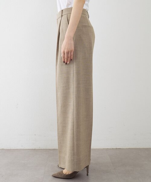 Whim Gazette（ウィムガゼット）の「リネンライクワイドパンツ（その他パンツ・レディース・ブラック/ベージュ・38/36）」の16枚目の写真