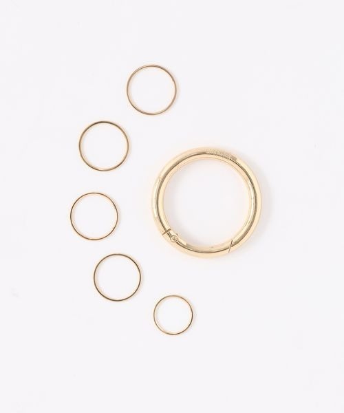 JEANASIS（ジーナシス）の「【よしはらさん企画】BNHR Le Lien Ring/644139（ベルト・レディース・ブラック×シルバー/ホワイト×ゴールド・FREE）」の20枚目の写真