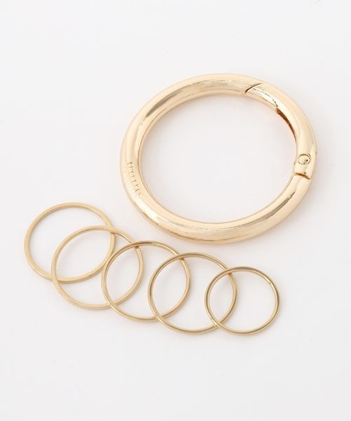 JEANASIS（ジーナシス）の「【よしはらさん企画】BNHR Le Lien Ring/644139（ベルト・レディース・ブラック×シルバー/ホワイト×ゴールド・FREE）」の21枚目の写真