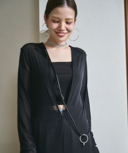 JEANASIS（ジーナシス）の「【よしはらさん企画】BNHR Le Lien Ring/644139（ベルト・レディース・ブラック×シルバー/ホワイト×ゴールド・FREE）」の7枚目の写真