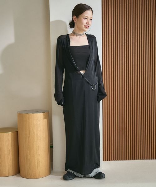 JEANASIS（ジーナシス）の「【よしはらさん企画】BNHR Le Lien Ring/644139（ベルト・レディース・ブラック×シルバー/ホワイト×ゴールド・FREE）」の5枚目の写真