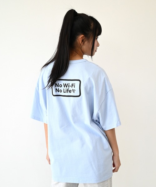 FOV(フォブ)の「FOV/フォブ Wi-Fi Tシャツ(Tシャツ/カットソー・レディース・ベージュ系その他/チャコールグレー/サックスブルー・F)」の4枚目の写真