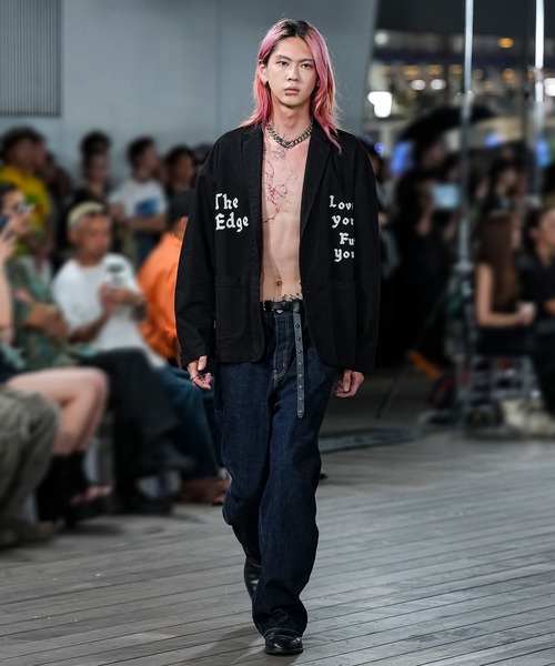 MSML(エムエスエムエル)の「CANVAS 2B EMBROIDERY JACKET(ブルゾン・メンズ・ブラック・XL/L/M)」の1枚目の写真
