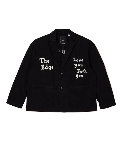 MSML(エムエスエムエル)の「CANVAS 2B EMBROIDERY JACKET(ブルゾン・メンズ・ブラック・XL/L/M)」の2枚目の写真