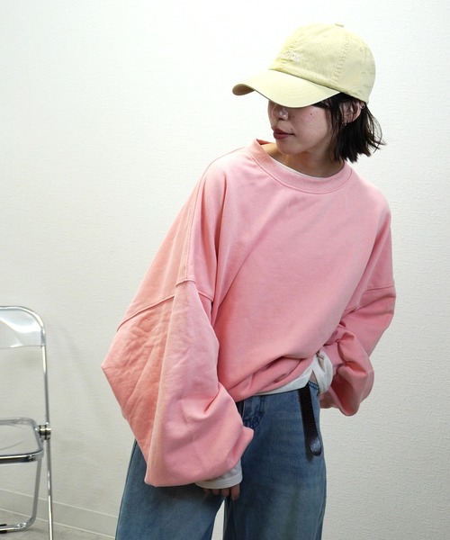 gossara（ゴサラ）の「パウダースウェットPO（スウェット・レディース・チャコール/オートミール/ピンク・FREE）」の20枚目の写真