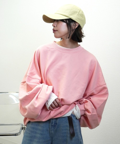 gossara（ゴサラ）の「パウダースウェットPO（スウェット・レディース・チャコール/オートミール/ピンク・FREE）」の16枚目の写真