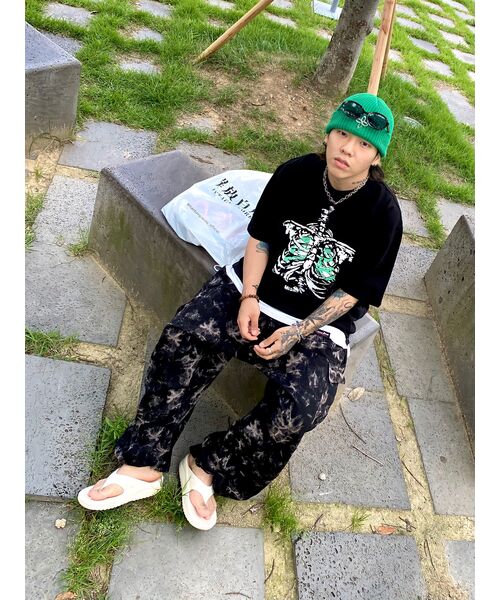 JEEP（ジープ）の「[190g] M-ロゴグラフィック半袖Tシャツ (JR5TSU173BK)（Tシャツ/カットソー・レディース・その他・3XL/2XL/X-LARGE/SMALL/MEDIUM/LARGE）」の6枚目の写真