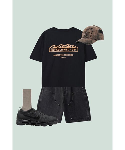 JEEP（ジープ）の「[190g] M-ロゴグラフィック半袖Tシャツ (JR5TSU173BK)（Tシャツ/カットソー・レディース・その他・3XL/2XL/X-LARGE/SMALL/MEDIUM/LARGE）」の8枚目の写真