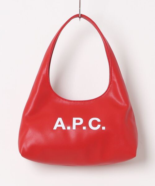 A.P.C.(アーペーセー)の「BABY NINON SHOULDER(ショルダーバッグ・レディース・イエロー系その他/オフホワイト/レッド・ONESIZE)」の3枚目の写真