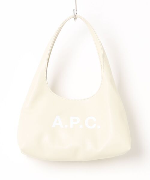 A.P.C.(アーペーセー)の「BABY NINON SHOULDER(ショルダーバッグ・レディース・イエロー系その他/オフホワイト・ONESIZE)」の2枚目の写真