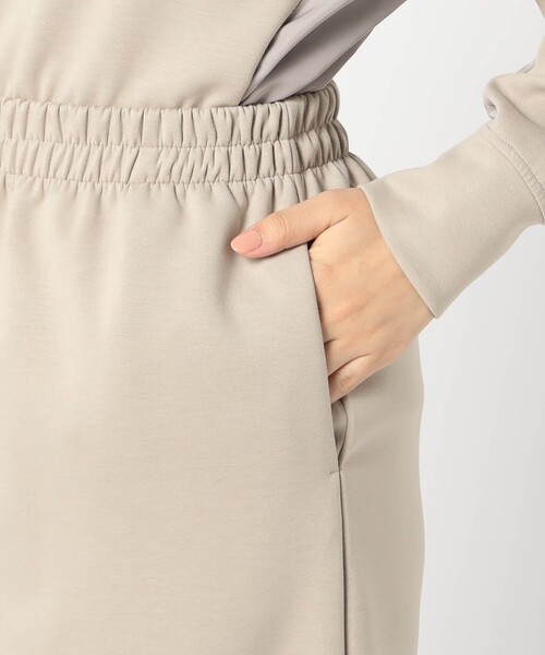 Grand PARK（グランドパーク）の「【セット企画】MA-1ポケット付きプルオーバー+スカート（ワンピース・レディース・クリーム/ベージュ/ライトグリーン/チャコールグレー・FREE）」の22枚目の写真