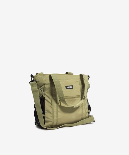 撥水 2WAY ライト＆コンパクト パッカブルショルダートートバッグ 14L