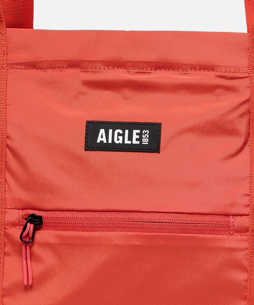 AIGLE(エーグル)の「撥水 ライト&コンパクト トートバッグ 14L(トートバッグ・レディース・オレンジ/ホワイト/ダークネイビー・FREE)」の10枚目の写真