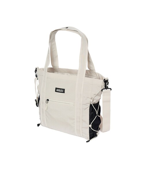 AIGLE(エーグル)の「撥水 ライト&コンパクト トートバッグ 14L(トートバッグ・レディース・オレンジ/ホワイト/ダークネイビー・FREE)」の17枚目の写真