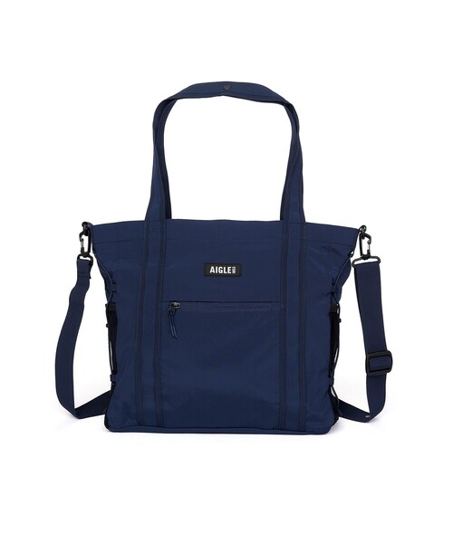 AIGLE(エーグル)の「撥水 ライト&コンパクト トートバッグ 14L(トートバッグ・レディース・オレンジ/ホワイト/ダークネイビー・FREE)」の19枚目の写真