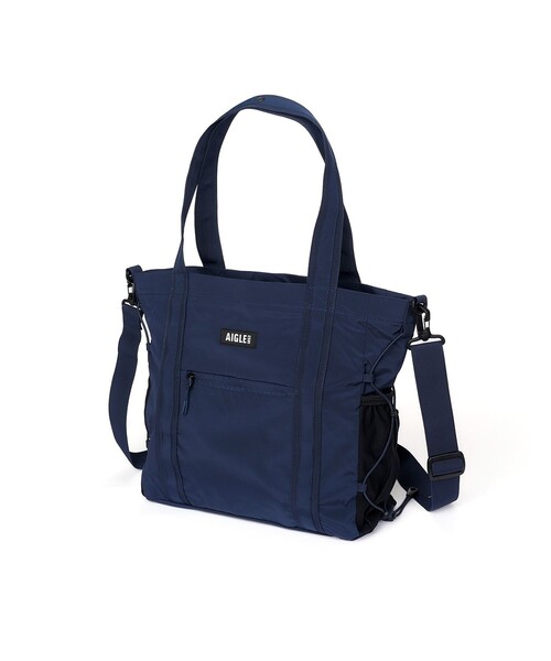 AIGLE(エーグル)の「撥水 ライト&コンパクト トートバッグ 14L(トートバッグ・レディース・オレンジ/ホワイト/ダークネイビー・FREE)」の21枚目の写真